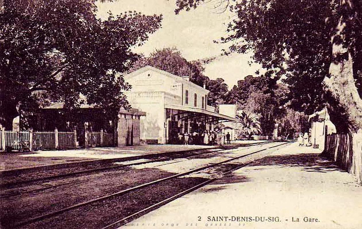 107- Loubet en Algerie - Gare de St Denis du Sig.jpg